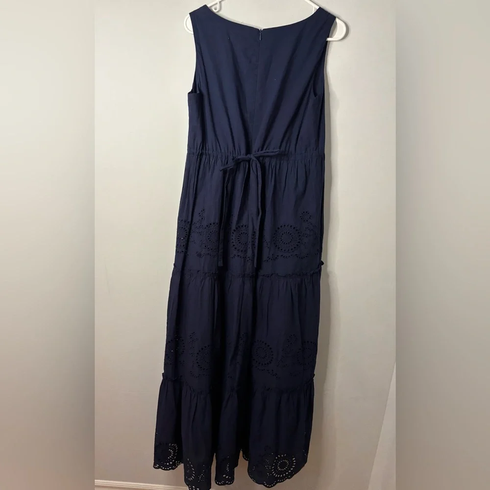 NWT LAURA Navy Sleeveless Maxi Dress - Picture 6 of 7